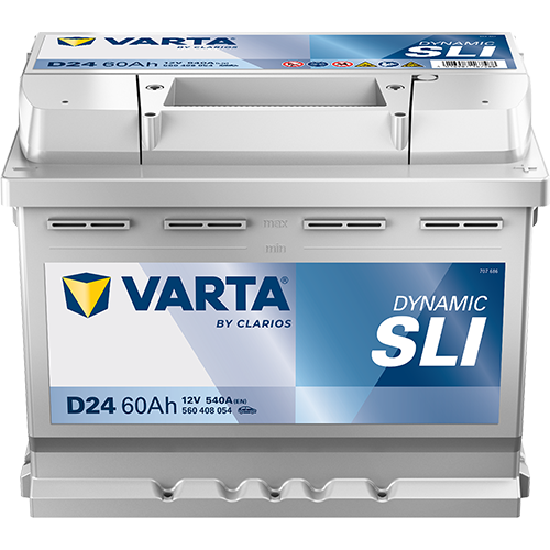 Varta Dynamic SLI D24 12V 60AH cod.560408054