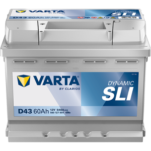 Varta Dynamic SLI D43 12V 60AH cod.560127054