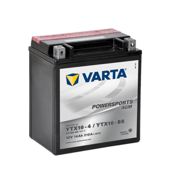 Varta Agm YTX16-BS (YTX16-4) 514902022