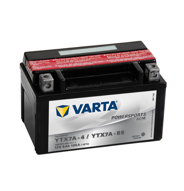 Varta Agm YTX7A-BS ( YTX7A-4) 506015005