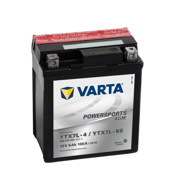 Varta Agm YTX7L-BS (YTX7L-4) 506014005