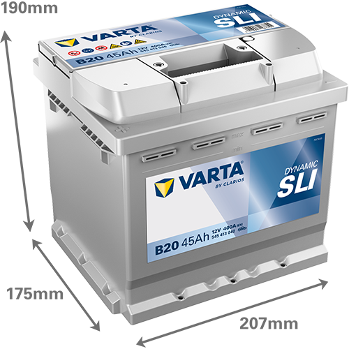 Varta Dynamic SLI B20 12V 45AH + SX 545412040