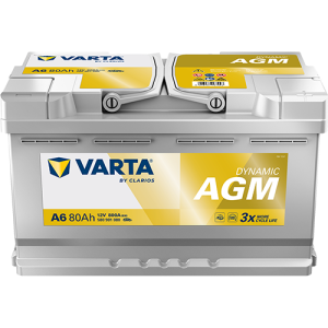 Varta Dynamic Agm Start And Stop A6 (ex F21) 12V 80AH 580901080