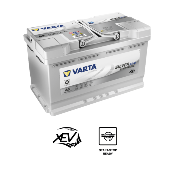 Varta Silver Dynamic Agm Start And Stop A6 12V 80AH 580901080 sostituisce modello F21