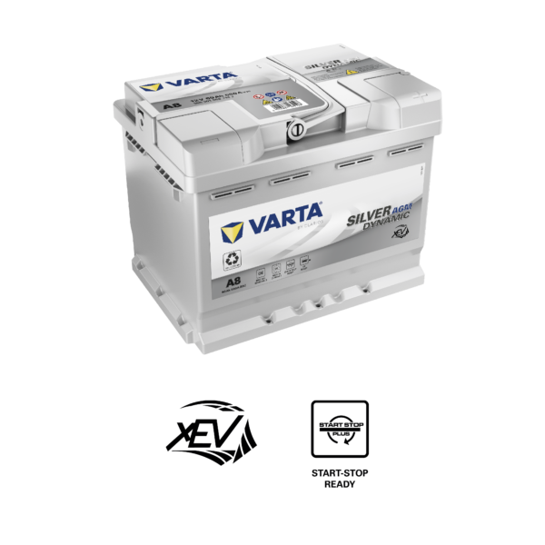 Varta Silver Dynamic Agm Start And Stop A8 (ex D52) 12V 60AH 560901068