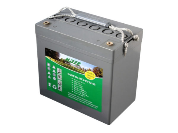 batteria al gel deep cycle 12v 55 ah