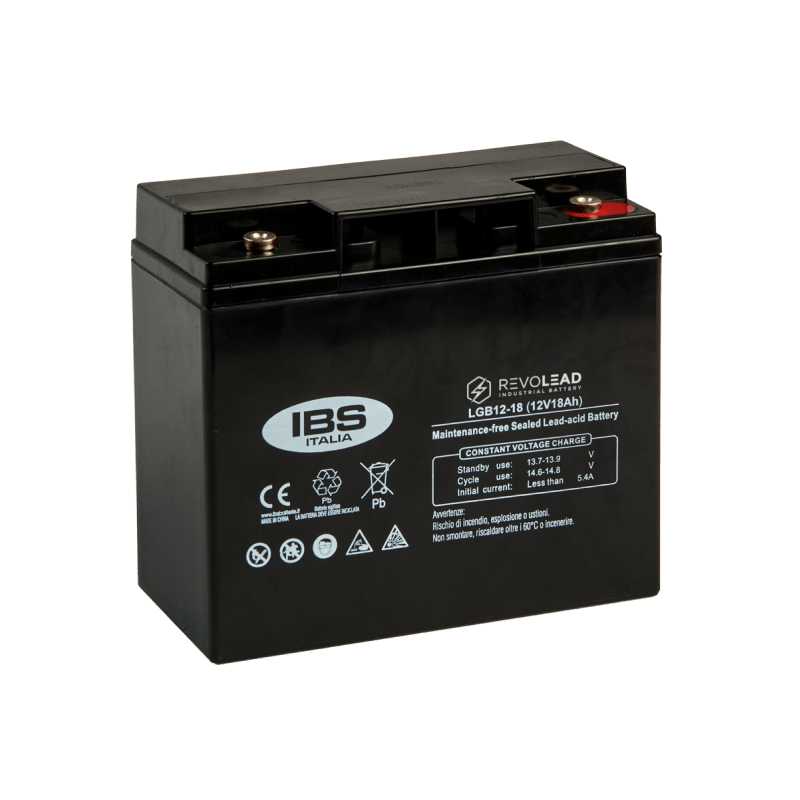 Batterie sigillate AGM Revolead LGB12-12 12V 18Ah uso tampone