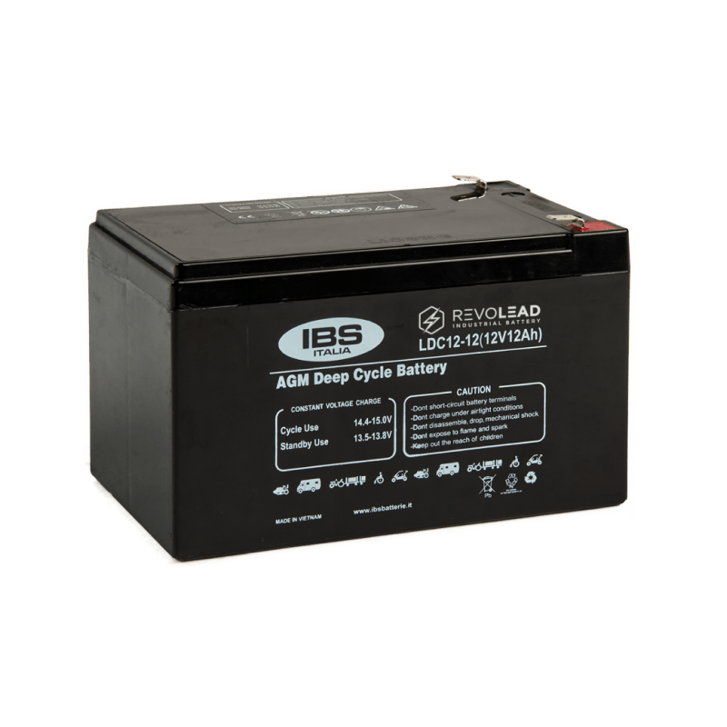 batterie sigillate AGM DEEP-CYCLE LDC12-12 12V 12AH