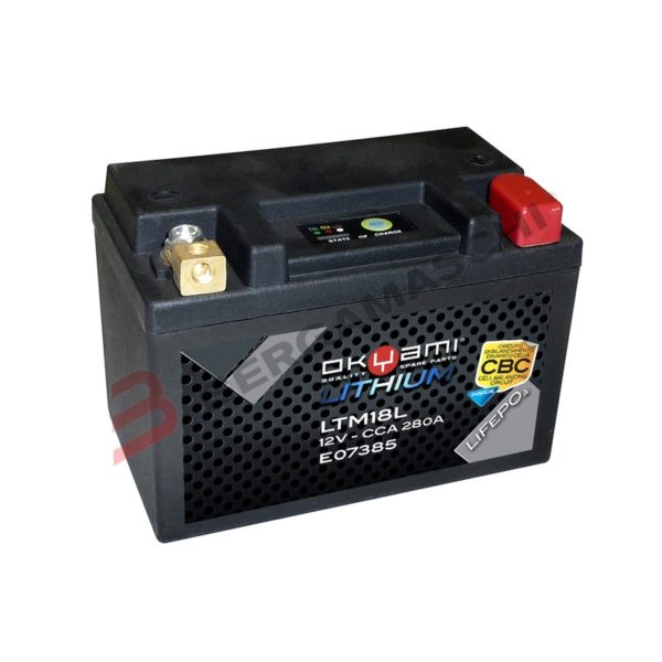 Batterie moto Litio OKYAMI LTM18L