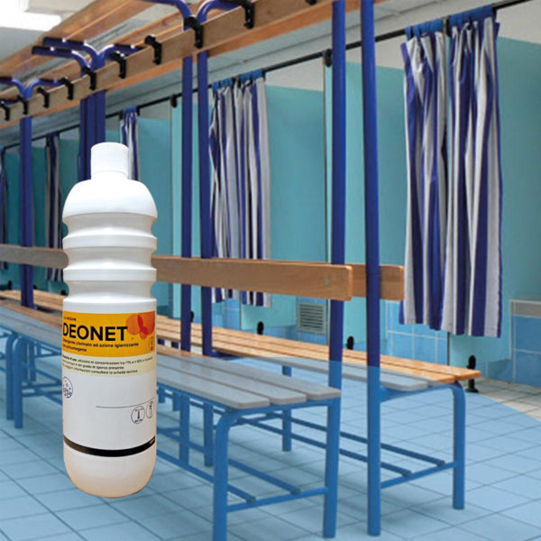 Deonet è un detergente disinfettante concentrato base cloro a presidio medico chirurgico.