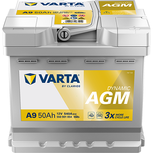 Varta Dynamic Agm Start And Stop A9 12V 50AH 550901054