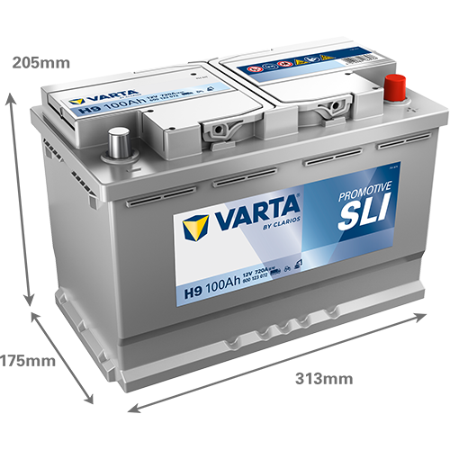 Varta ProMotive SLI H9 12V 100AH 600123072 - immagine 2